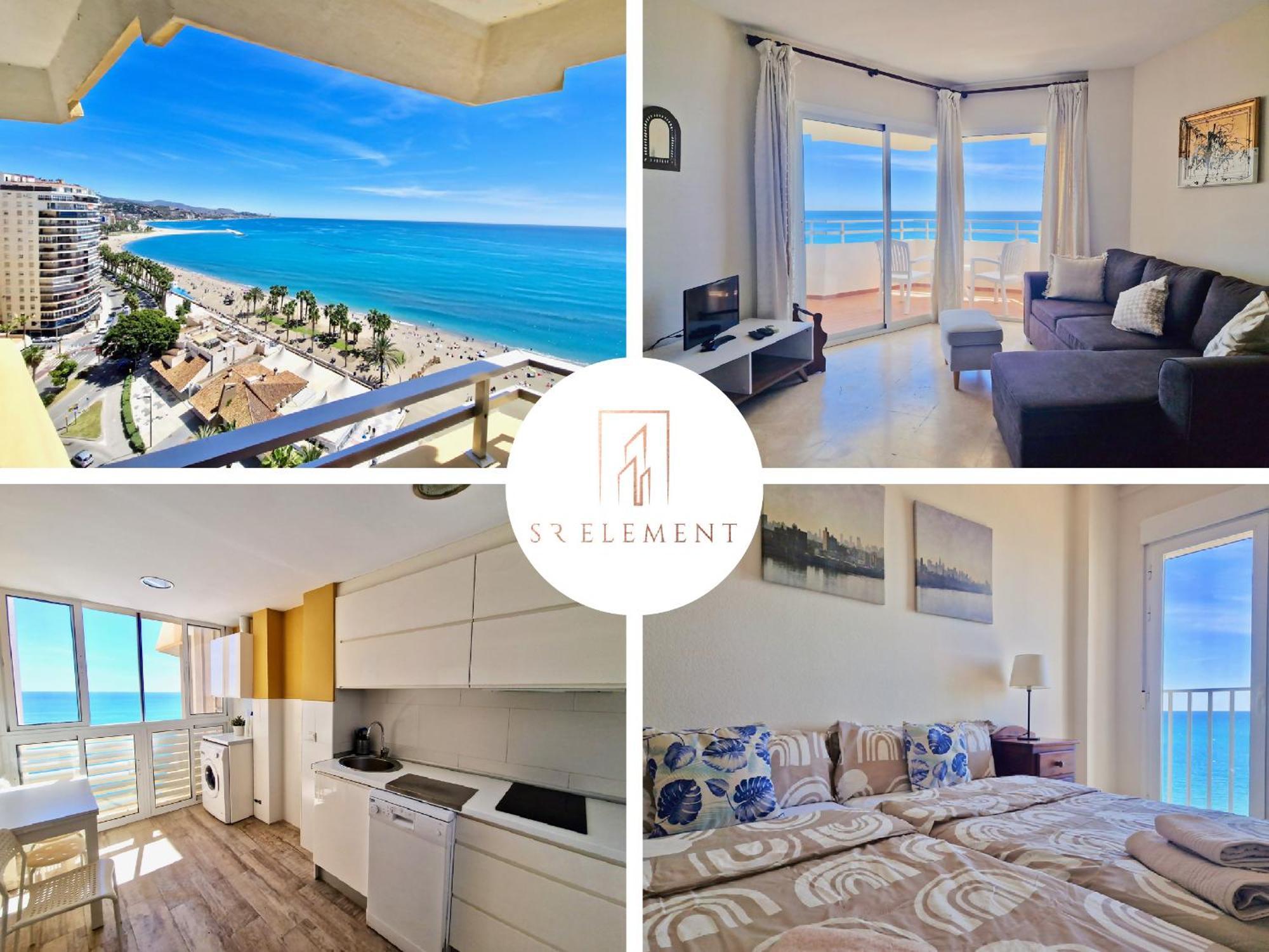 Sr Malagueta Beach Front Wonderful Sea View Málaga Exterior foto
