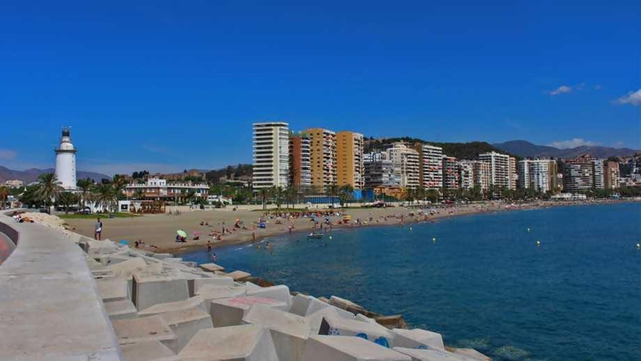Sr Malagueta Beach Front Wonderful Sea View Málaga Exterior foto